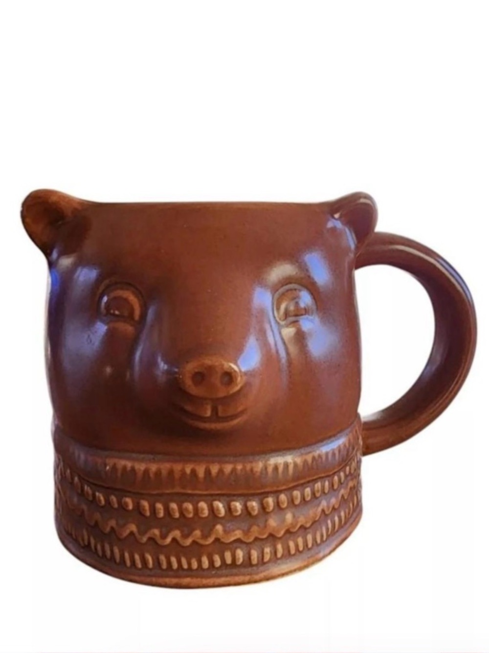 Threshold 3D Brown Bear Mug